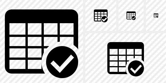 Icone Database Table OK