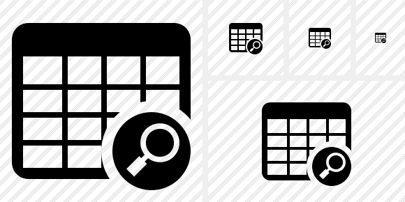 Icone Database Table Search