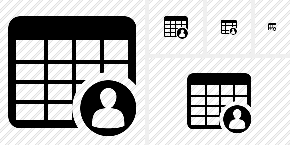 Database Table User Icon