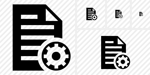 Icone Document Settings