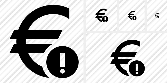 Euro Warning Icon