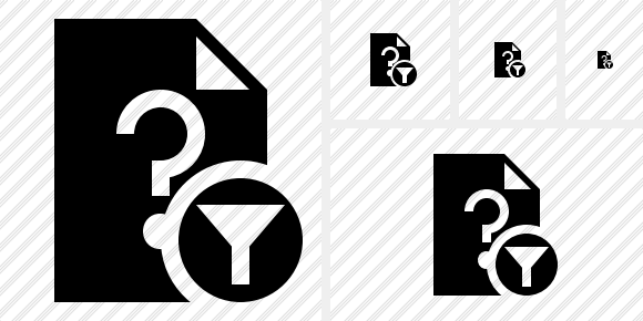 File Help Filter Icon
