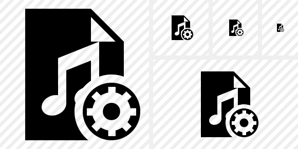 Icone File Music Settings