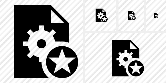 File Settings Star Icon