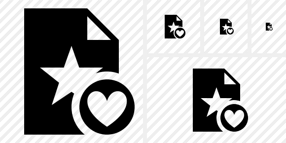 File Star Favorites Icon