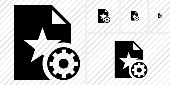 File Star Settings Icon