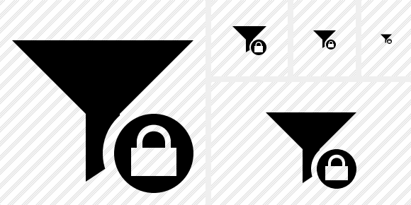 Filter Lock Icon