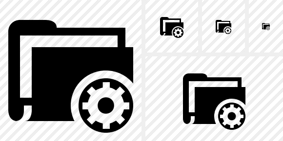 Icone Folder Documents Settings