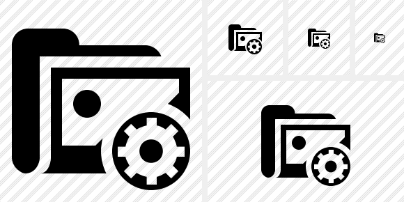 Icone Folder Gallery Settings