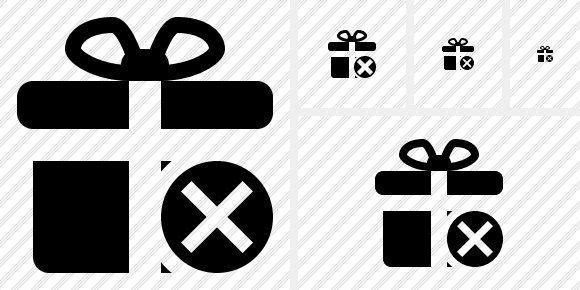 Gift Cancel Icon