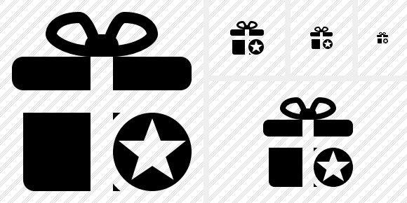 Gift Star Icon