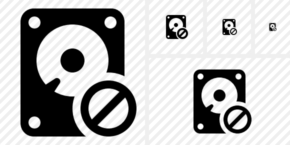 Hard Drive Block Icon