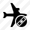 Airplane Horizontal Link Icon