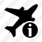 Airplane Information Icon