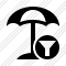 Beach Umbrella Filter Icon