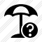 Beach Umbrella Help Icon