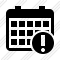 Calendar Warning Icon