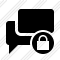 Chat 2 Lock Icon