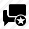 Chat 2 Star Icon