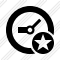 Clock Star Icon