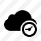 Cloud Clock Icon