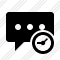 Comment Clock Icon