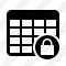 Database Table Lock Icon