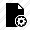 Document Blank Settings Icon