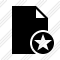 Document Blank Star Icon