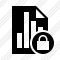 Document Chart Lock Icon