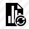 Document Chart Refresh Icon