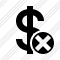 Dollar Cancel Icon