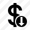 Dollar Download Icon
