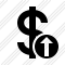 Dollar Upload Icon