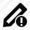 Edit Warning Icon