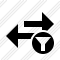 Exchange Horizontal Filter Icon