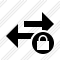 Exchange Horizontal Lock Icon