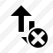 Exchange Vertical Cancel Icon