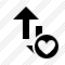 Exchange Vertical Favorites Icon