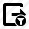 Exit Filter Icon