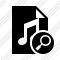 File Music Search Icon