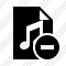 File Music Stop Icon