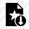 File Star Download Icon