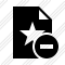 File Star Stop Icon