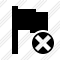 Flag Cancel Icon