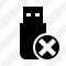 Flash Drive Cancel Icon