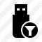 Flash Drive Filter Icon