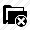 Folder Documents Cancel Icon