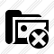 Folder Gallery Cancel Icon