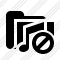 Folder Music Block Icon